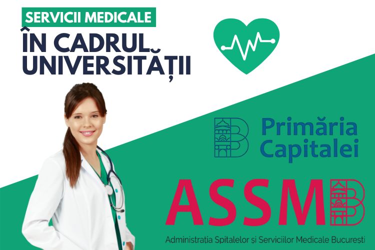 Informare pentru studenți – Servicii medicale în cadrul universității